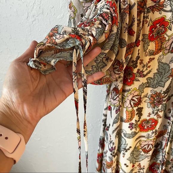 NWT Free People Earth Folk Tea Combo Maxi Dress S - Picture 7 of 14